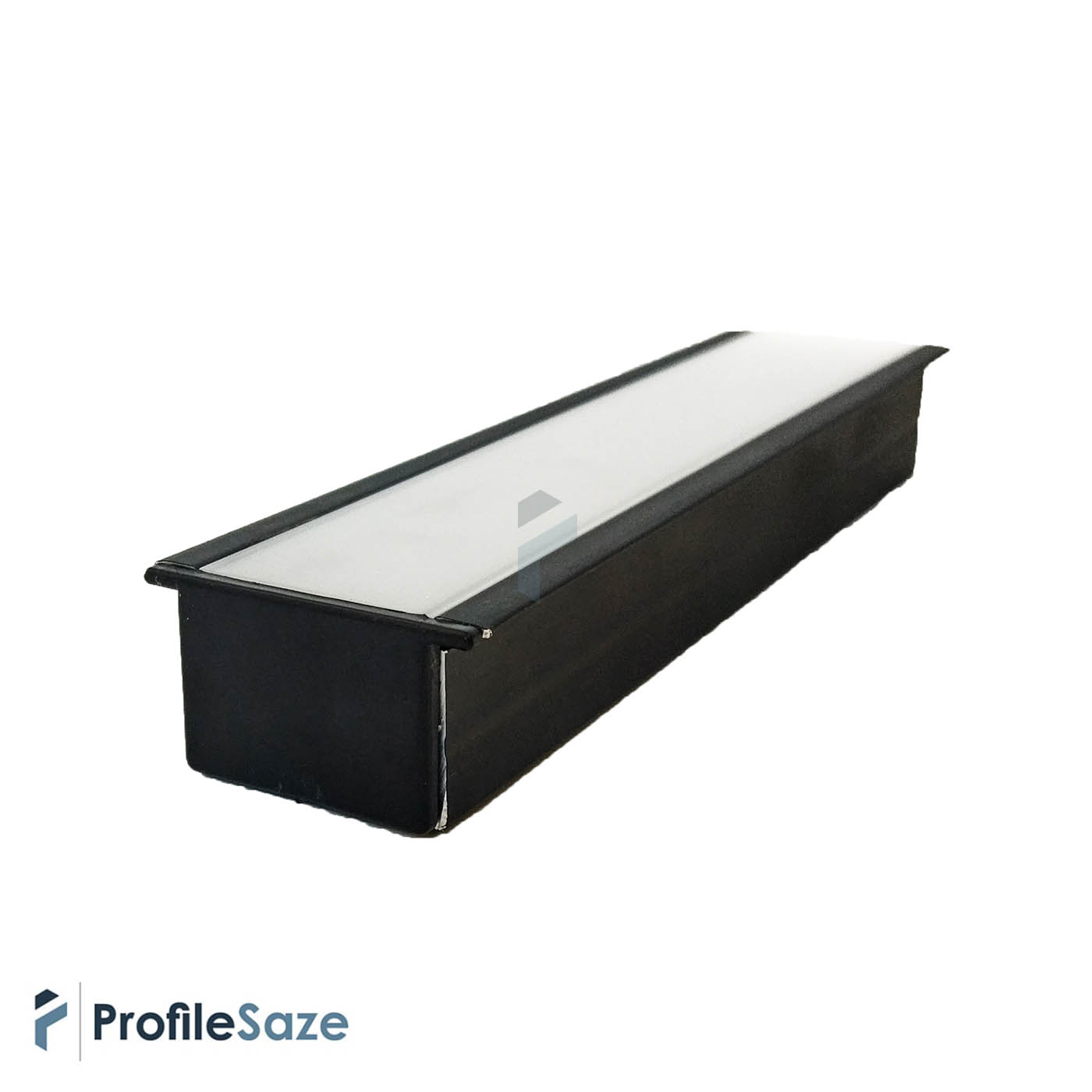 پروفیل نور خطی آلومینیومی 3 سانتی لبه دار کد L30B مشکی + دیفیوزر رایگان