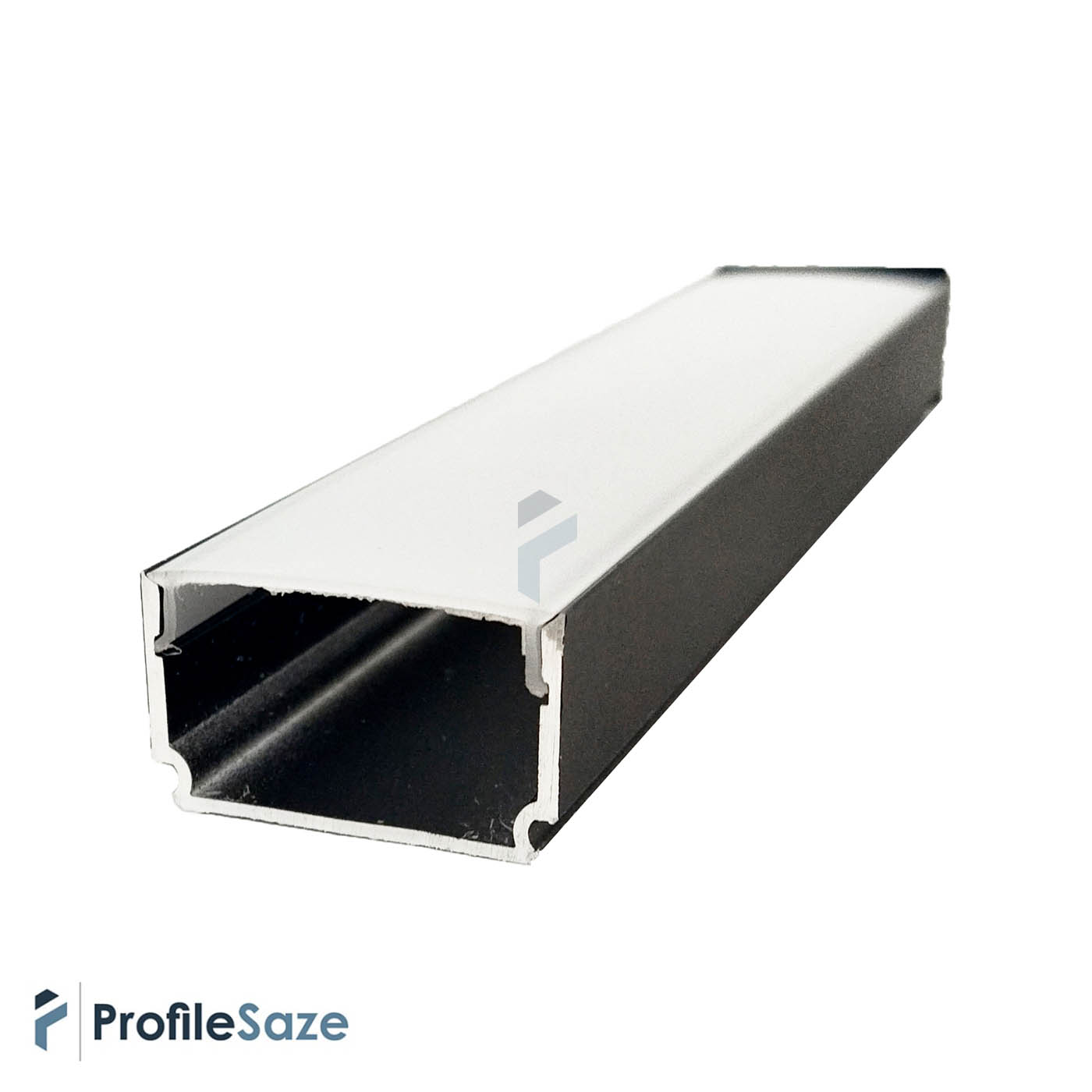 پروفیل نور خطی آلومینیومی 3 سانتی روکار کد L35-1B مشکی + دیفیوزر رایگان
