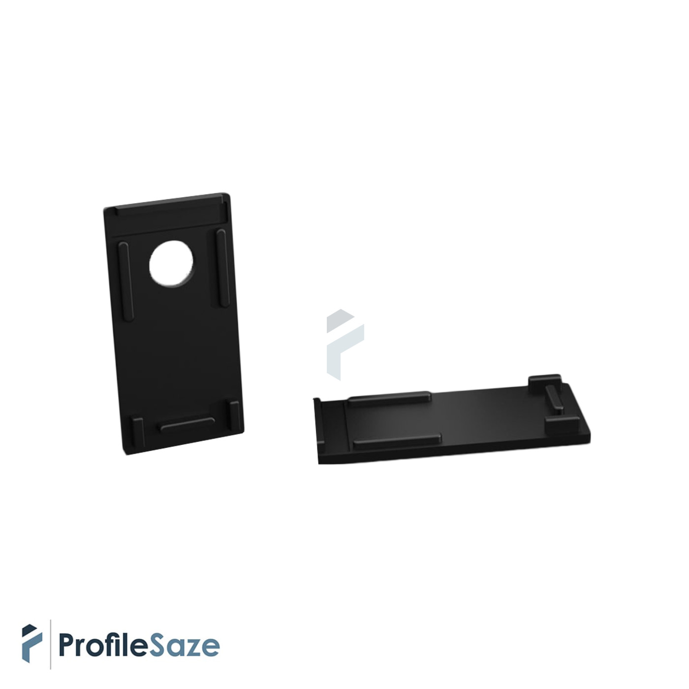 پروفیل ریل مگنتی آلومینیومی 2/5 سانتی روکار کد M25 مشکی