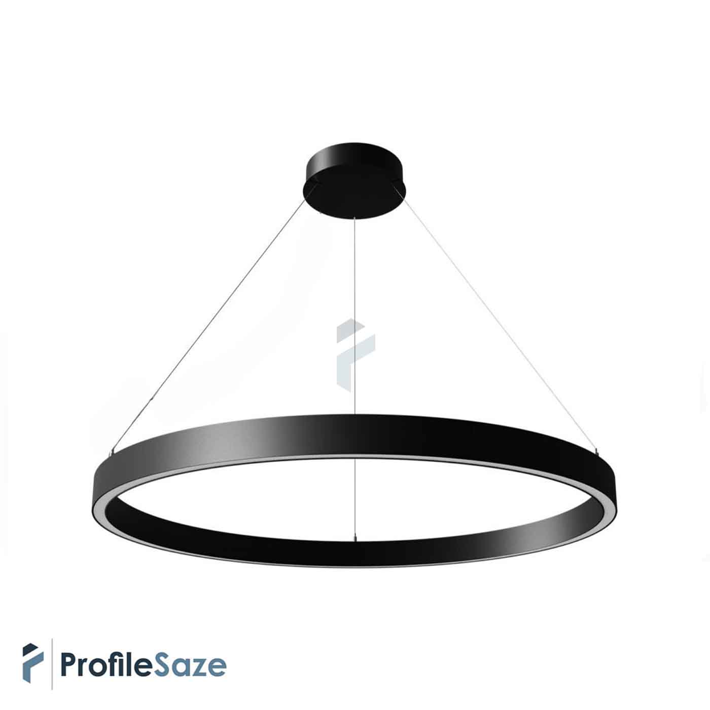 لوستر نور خطی دایره قطر 60 سانت کد LCR3050-60 (بدون نور)