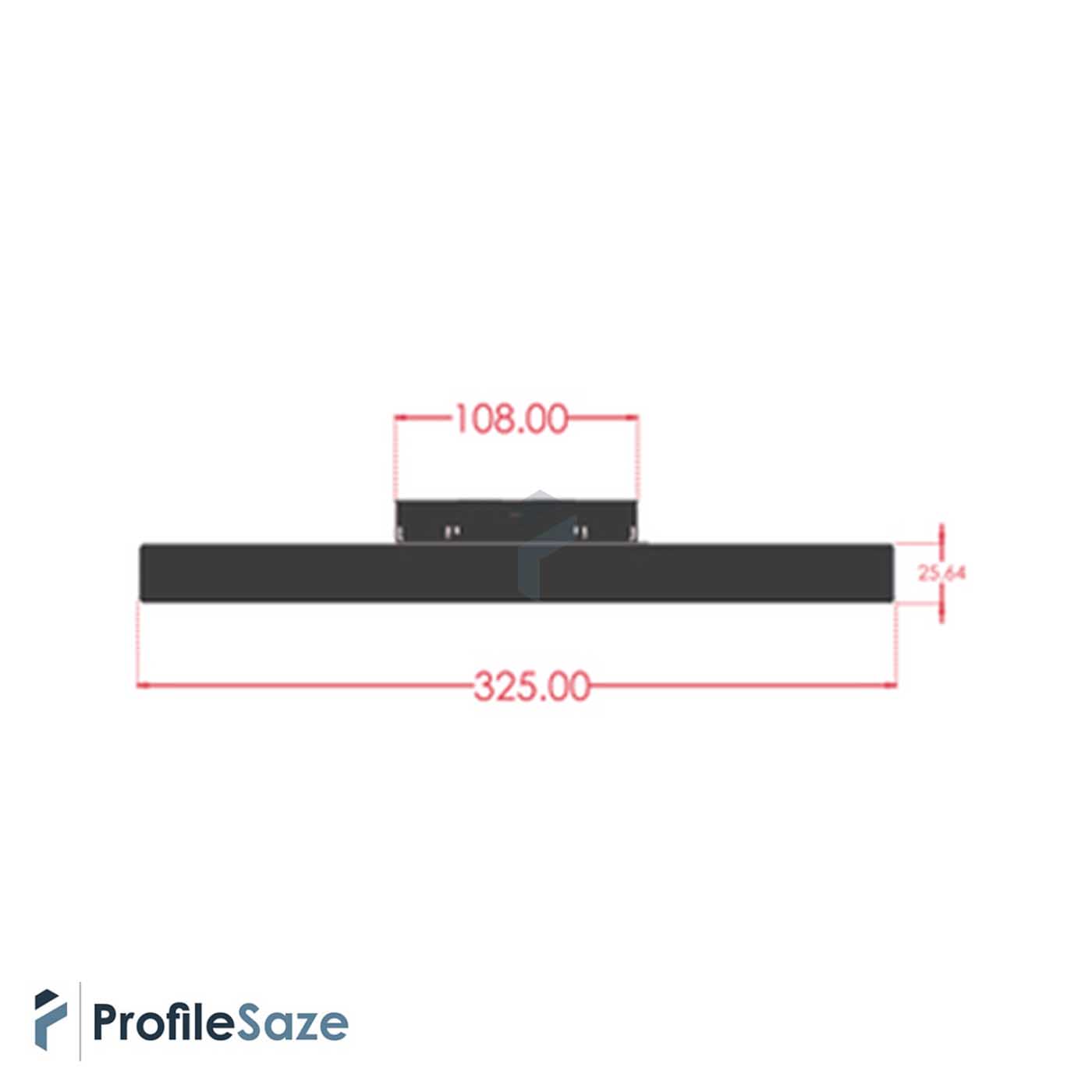 چراغ مگنتی لنزدار 18 وات کد MZ18-6000