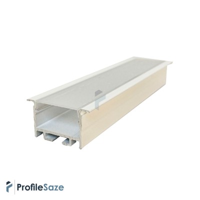 پروفیل نور خطی آلومینیومی 3 سانتی لبه دار کد L30W سفید + دیفیوزر رایگان